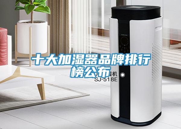 十大加濕器品牌排行榜公布