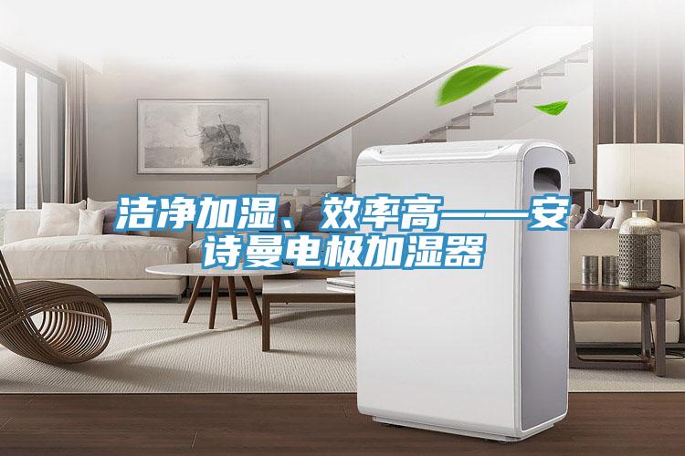 潔凈加濕、效率高——安詩曼電極加濕器