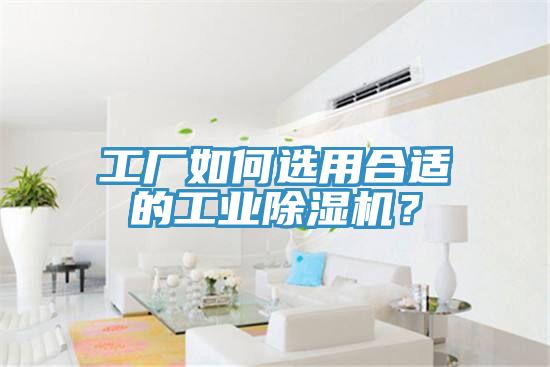 工廠如何選用合適的工業(yè)除濕機？