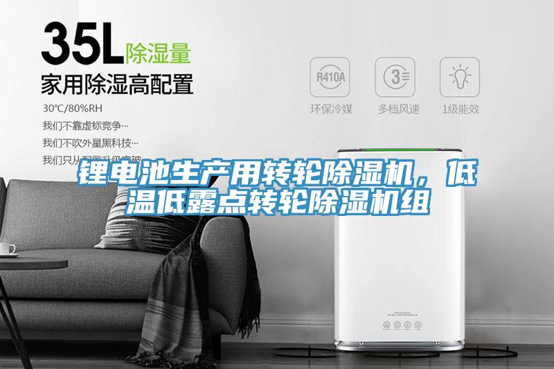 鋰電池生產(chǎn)用轉(zhuǎn)輪除濕機(jī)，低溫低露點(diǎn)轉(zhuǎn)輪除濕機(jī)組