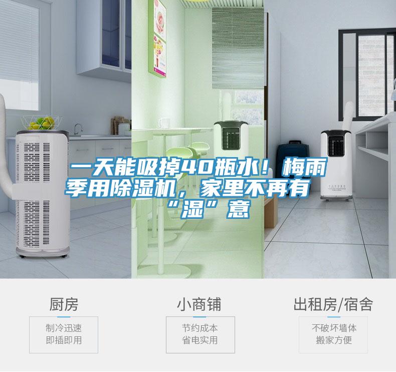 一天能吸掉40瓶水！梅雨季用除濕機，家里不再有“濕”意