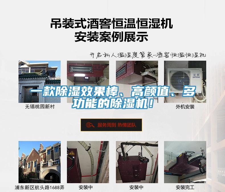 一款除濕效果棒、高顏值、多功能的除濕機！