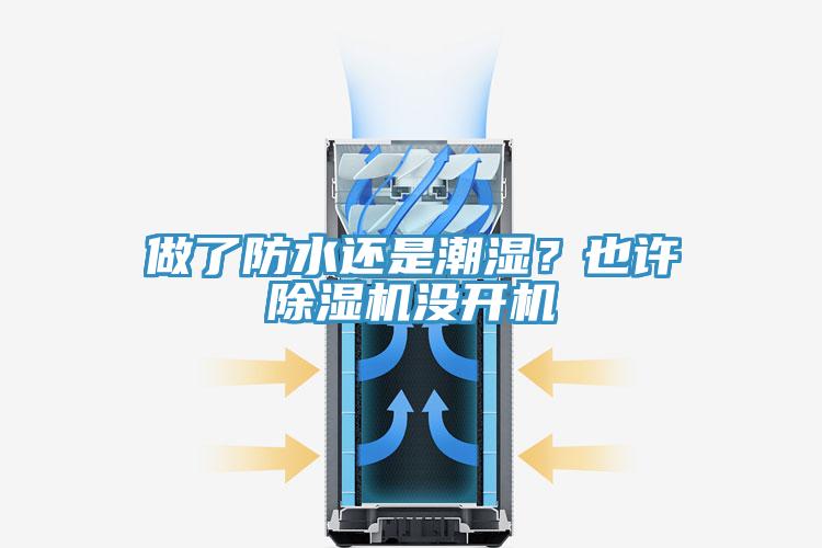 做了防水還是潮濕？也許除濕機沒開機