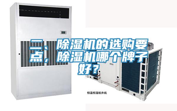 二、除濕機(jī)的選購要點(diǎn)，除濕機(jī)哪個牌子好？