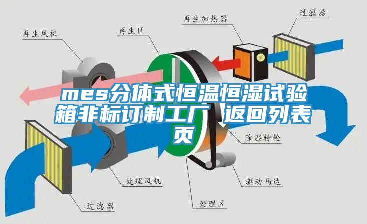 mes分體式恒溫恒濕試驗箱非標訂制工廠 返回列表頁