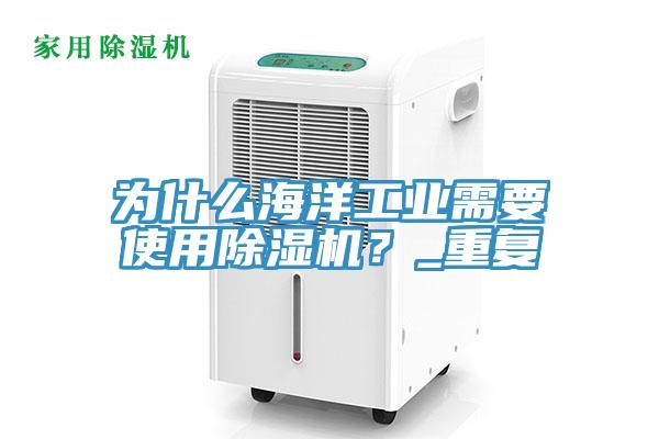 為什么海洋工業(yè)需要使用除濕機？_重復