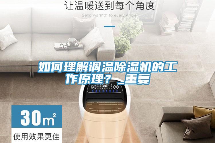 如何理解調(diào)溫除濕機的工作原理？_重復