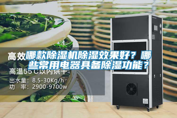 哪款除濕機(jī)除濕效果好？哪些常用電器具備除濕功能？