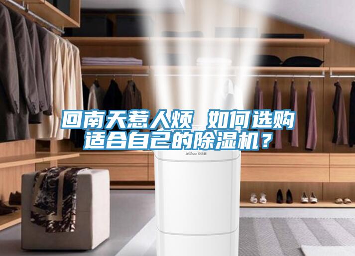 回南天惹人煩 如何選購適合自己的除濕機(jī)？
