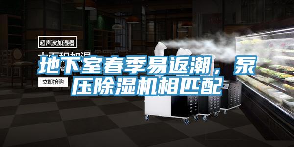 地下室春季易返潮，泵壓除濕機(jī)相匹配