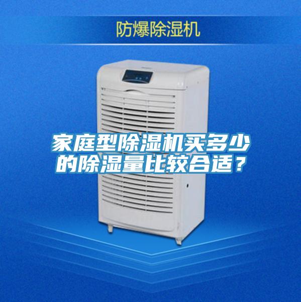 家庭型除濕機(jī)買多少的除濕量比較合適？