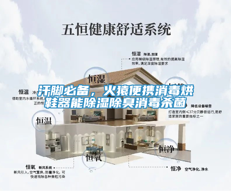 汗腳必備，火猿便攜消毒烘鞋器能除濕除臭消毒殺菌