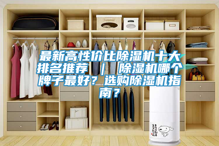 最新高性價比除濕機十大排名推薦 ｜ 除濕機哪個牌子最好？選購除濕機指南？