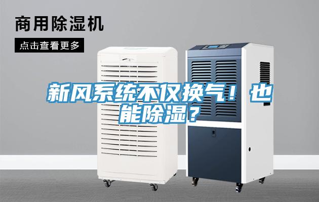 新風系統(tǒng)不僅換氣！也能除濕？