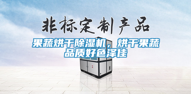 果蔬烘干除濕機，烘干果蔬品質(zhì)好色澤佳