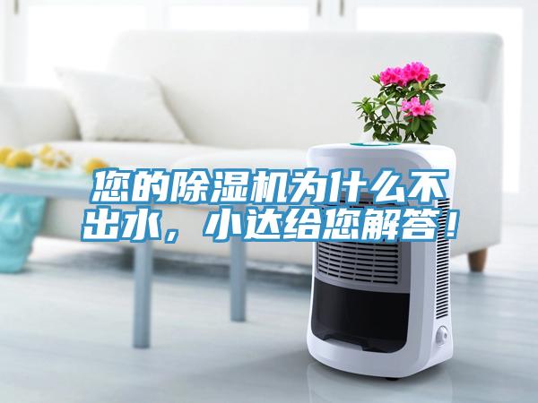 您的除濕機為什么不出水，小達給您解答！