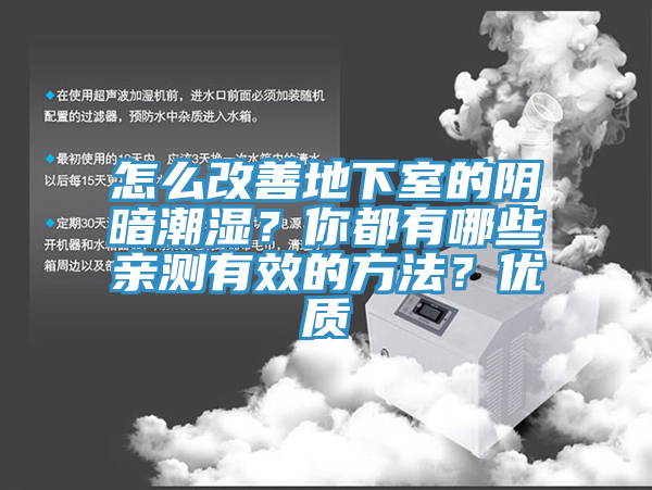 怎么改善地下室的陰暗潮濕？你都有哪些親測(cè)有效的方法？?jī)?yōu)質(zhì)