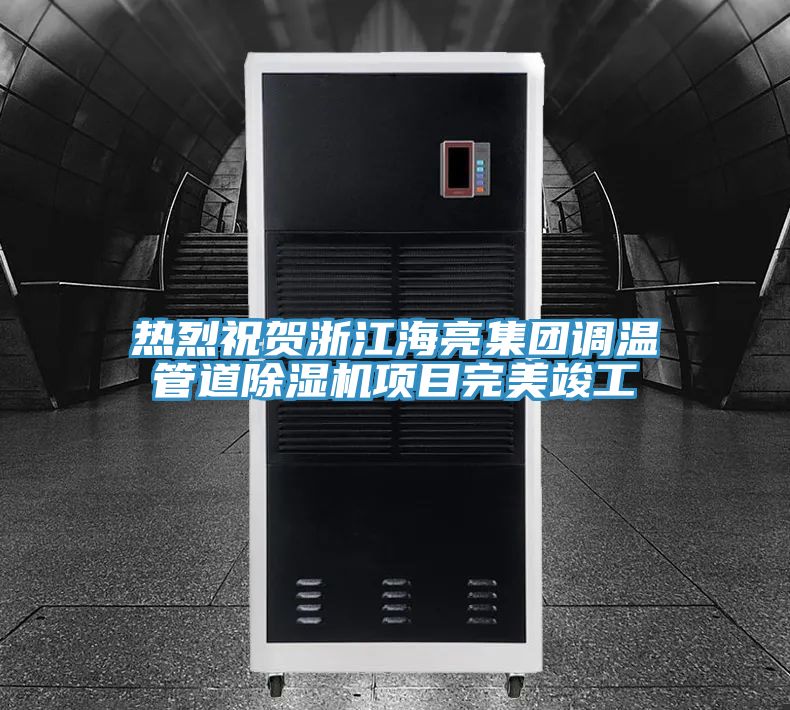 熱烈祝賀浙江海亮集團(tuán)調(diào)溫管道除濕機(jī)項目完美竣工