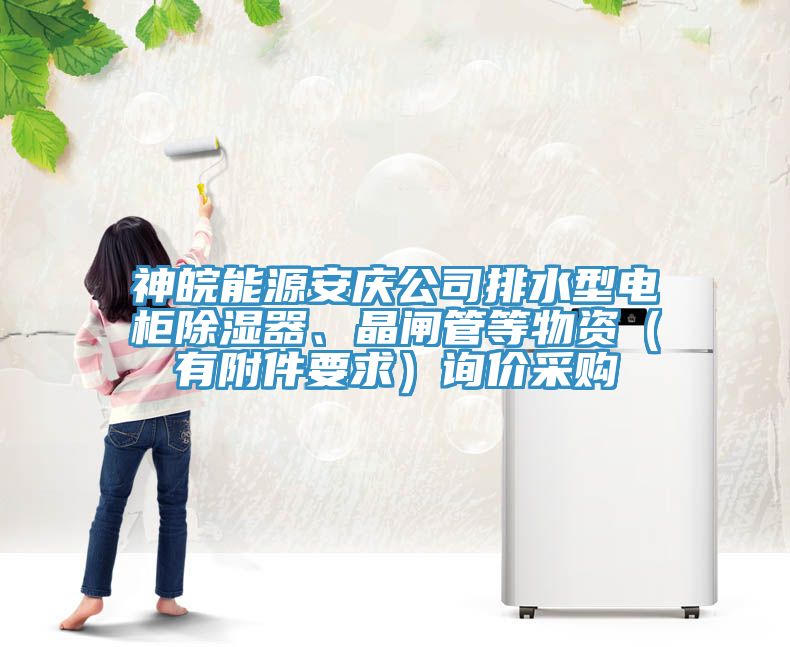 神皖能源安慶公司排水型電柜除濕器、晶閘管等物資（有附件要求）詢價(jià)采購