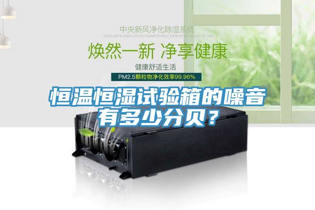 恒溫恒濕試驗(yàn)箱的噪音有多少分貝？