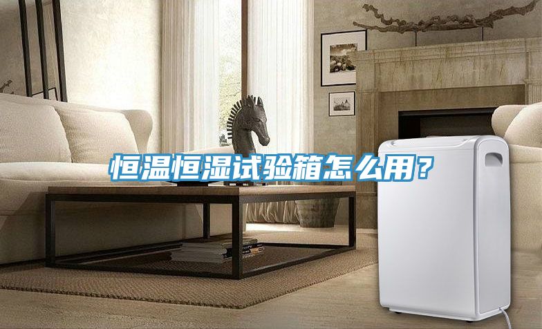 恒溫恒濕試驗(yàn)箱怎么用？
