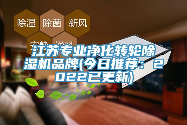 江蘇專業(yè)凈化轉(zhuǎn)輪除濕機品牌(今日推薦：2022已更新)